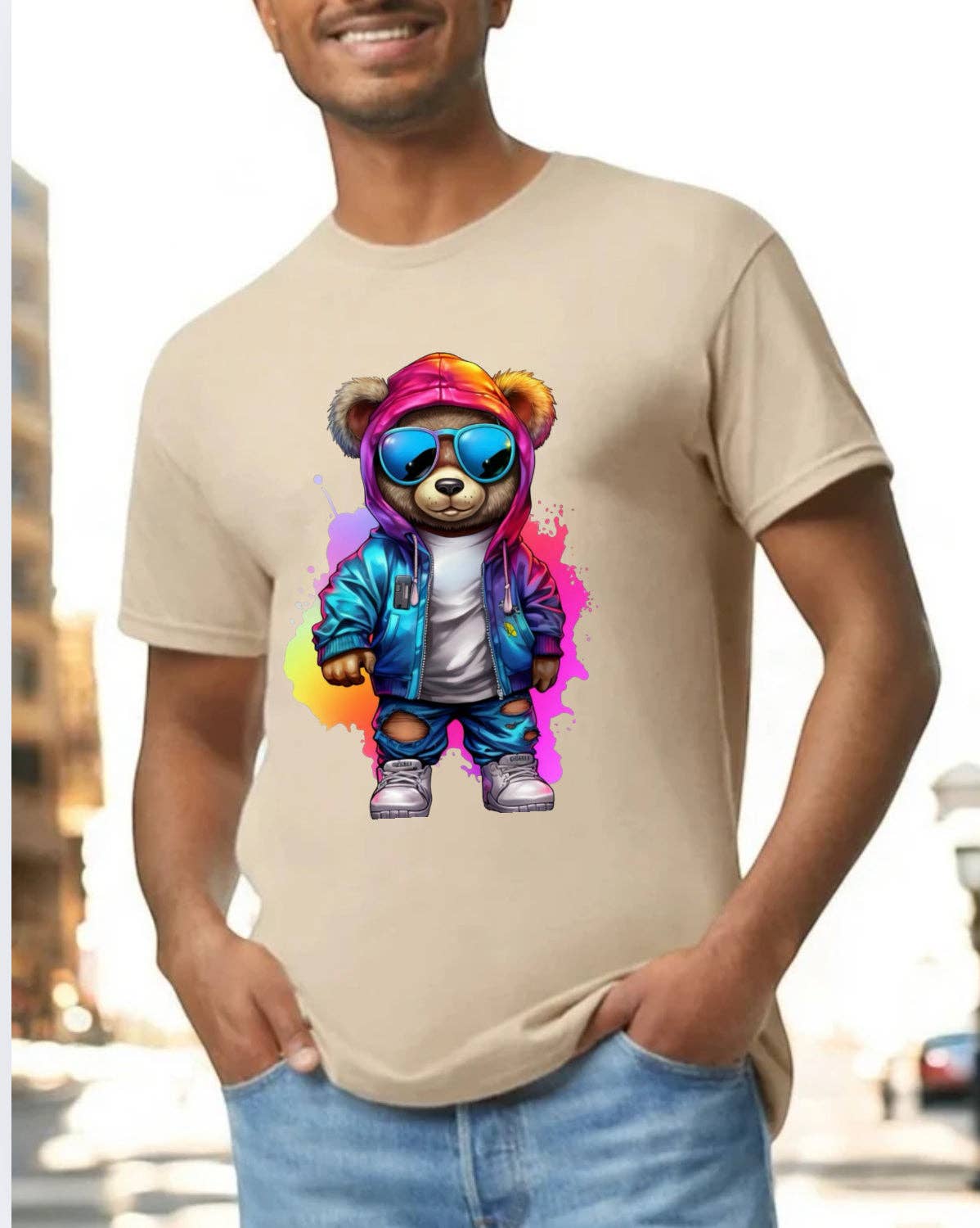 HABANA BELLA - Wholesale Screen Printed T-Shirt - Men's - T-shirt with pso fashion for men and big boys 100% cotton2