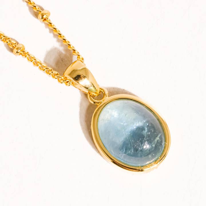 Flânerie by MAIQ - Vendita all'ingrosso Collana con ciondolo/pendaglio - Collana Caillou in oro 18 carati con pietre naturali assortite3