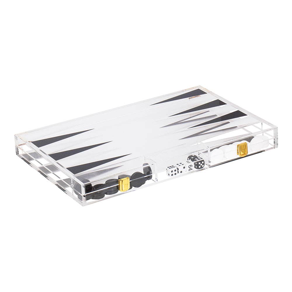 Boker-Tov Shalom - Wholesale Board Game - Lucite Backgammon Game1