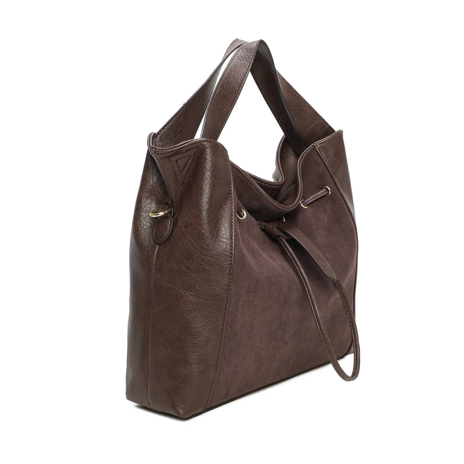 INES DELAURE - Vente Sac porté épaule – femme - Besace bimatière zippée5
