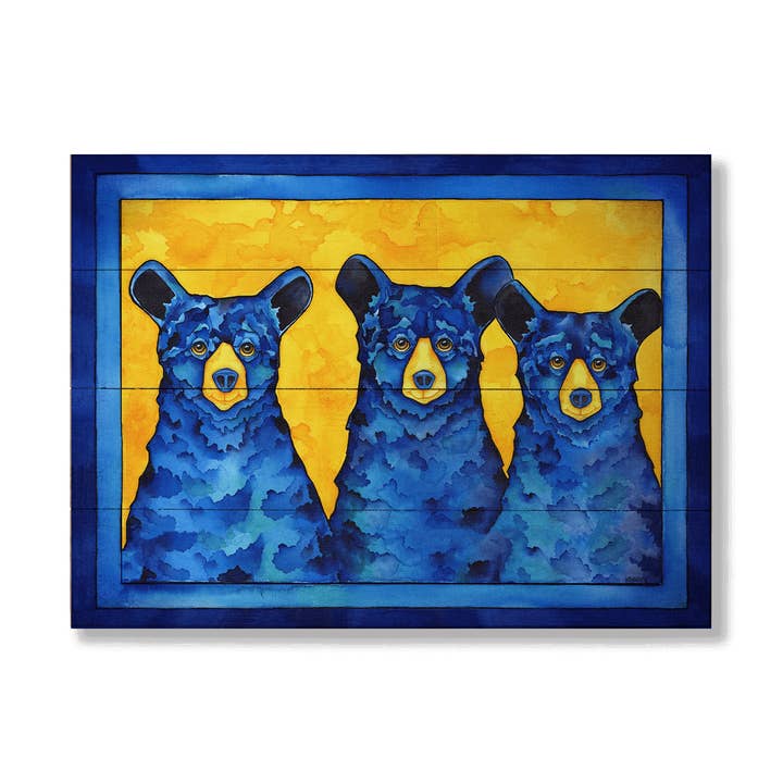 Los Tres Hermanos - Wood & Metal Wall Art for wholesale by Old Wood Signs