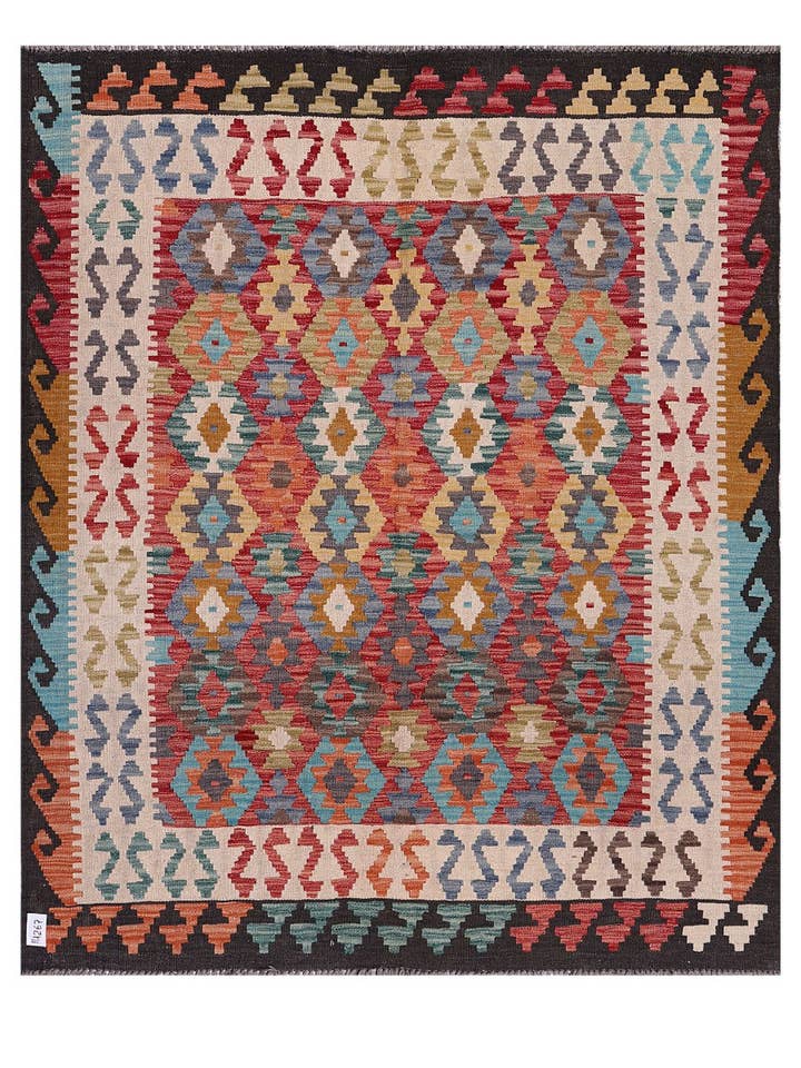 Alfombra Kilim de Maimana Afganistán - 192 x 161 cm para venta al por mayor de Imaco Rugs