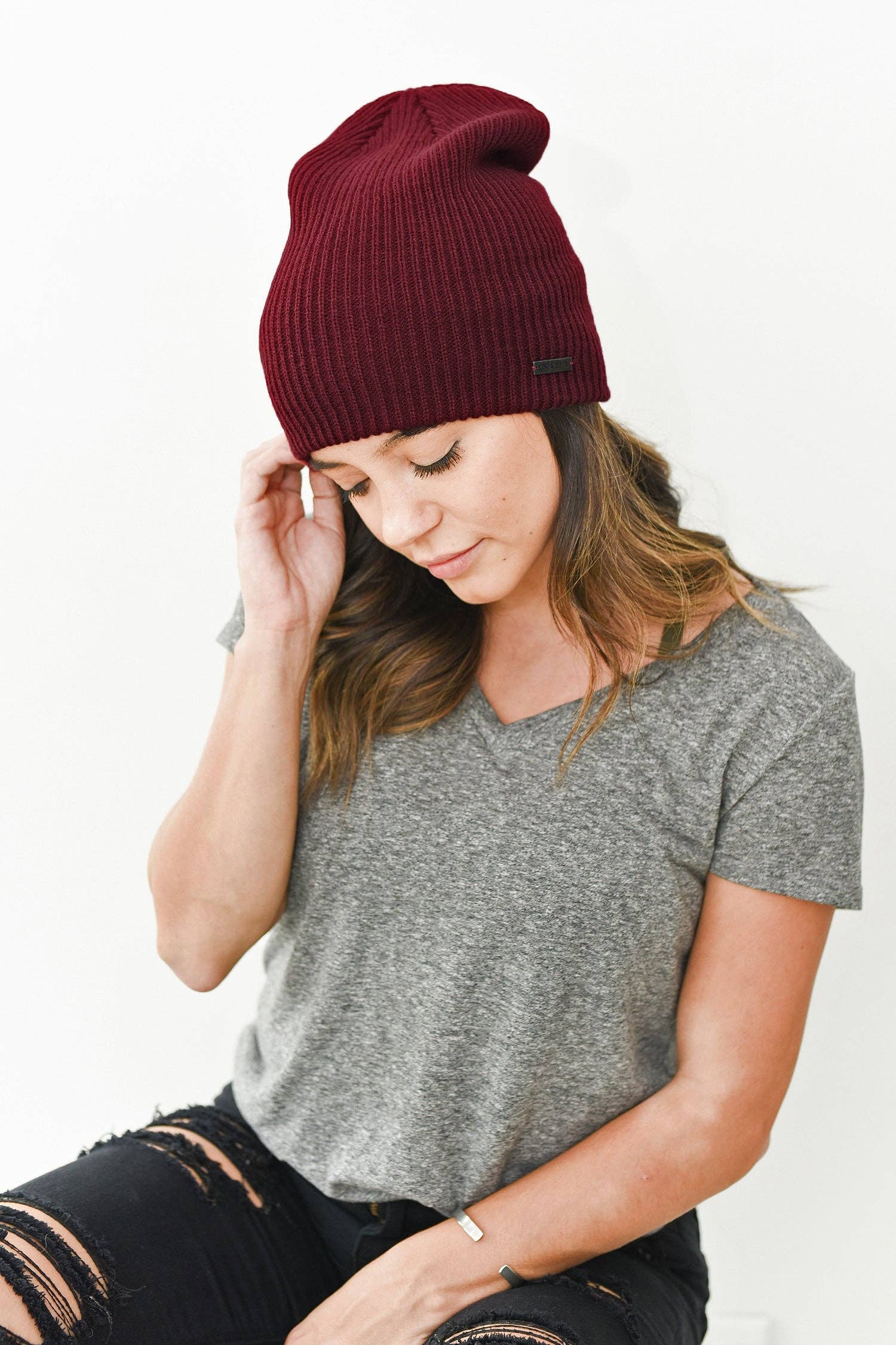 King & Fifth Supply Co – Gorro - Mulher por atacado – Gorro feminino desleixado - The Forte16