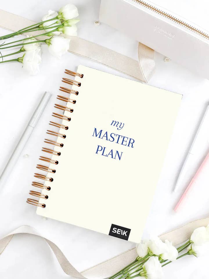 Reliure de Bullet Journal / Carnet à points - Mon plan maître pour la vente par SEIK