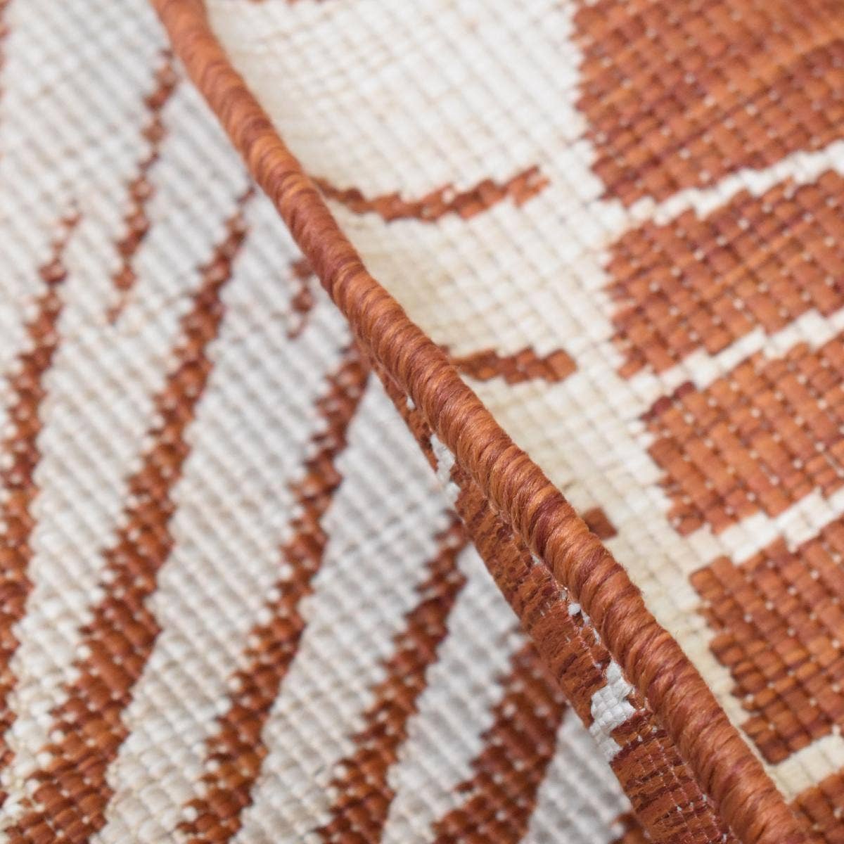 O&Ko - Wholesale Rug Pad - Outdoor Rug 120X120 Round cm Ext Cosmic Reversible Round3