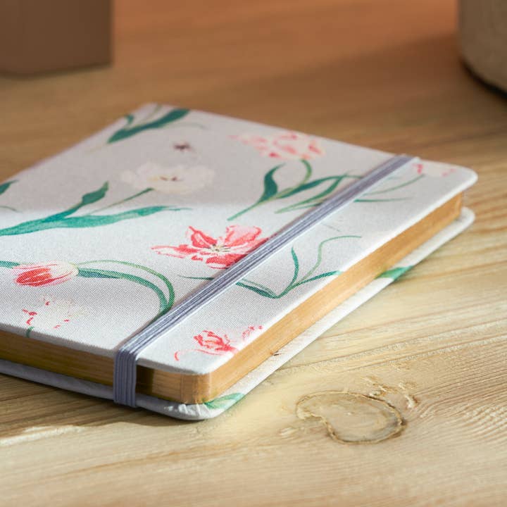 Sophie Allport – wholesale Notebook – Tulips B6 Fabric Notebook1