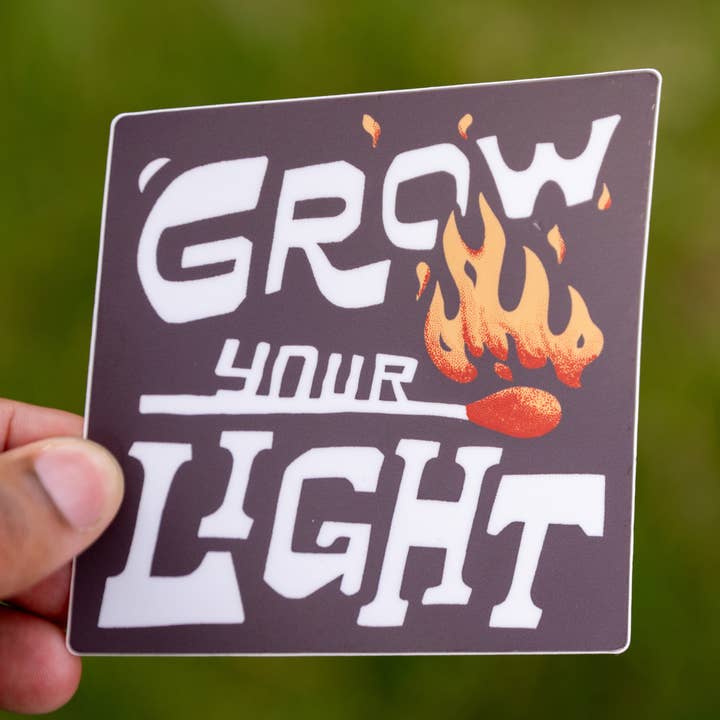 Grow Your Light (Match) | Autocollant pour la vente par Menottees