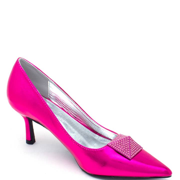 RHINESTONE SLIDE MINI POINTY KLACK 1 PAR, PC AMORE 12XFU för wholesale av JOIA ACCESSORIES