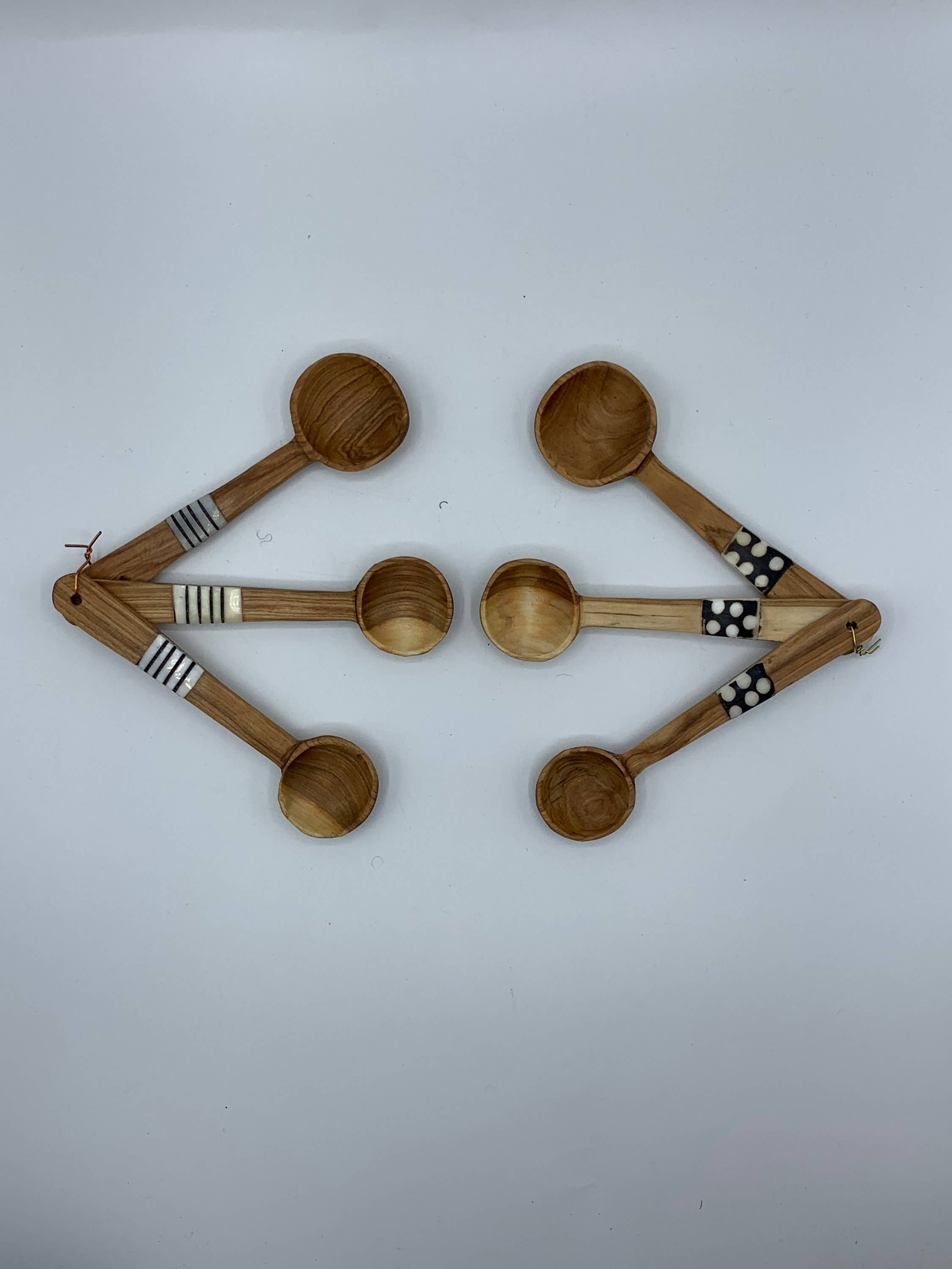 KENYAN SAFARI DESIGNS - Vente Cuillères à soupe - Un ensemble de 3 cuillères à café1