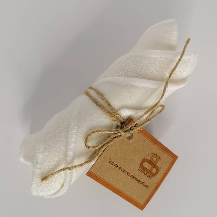 SET DE 4 CUADRADOS DESMAQUILLANTES para venta al por mayor de Upanat