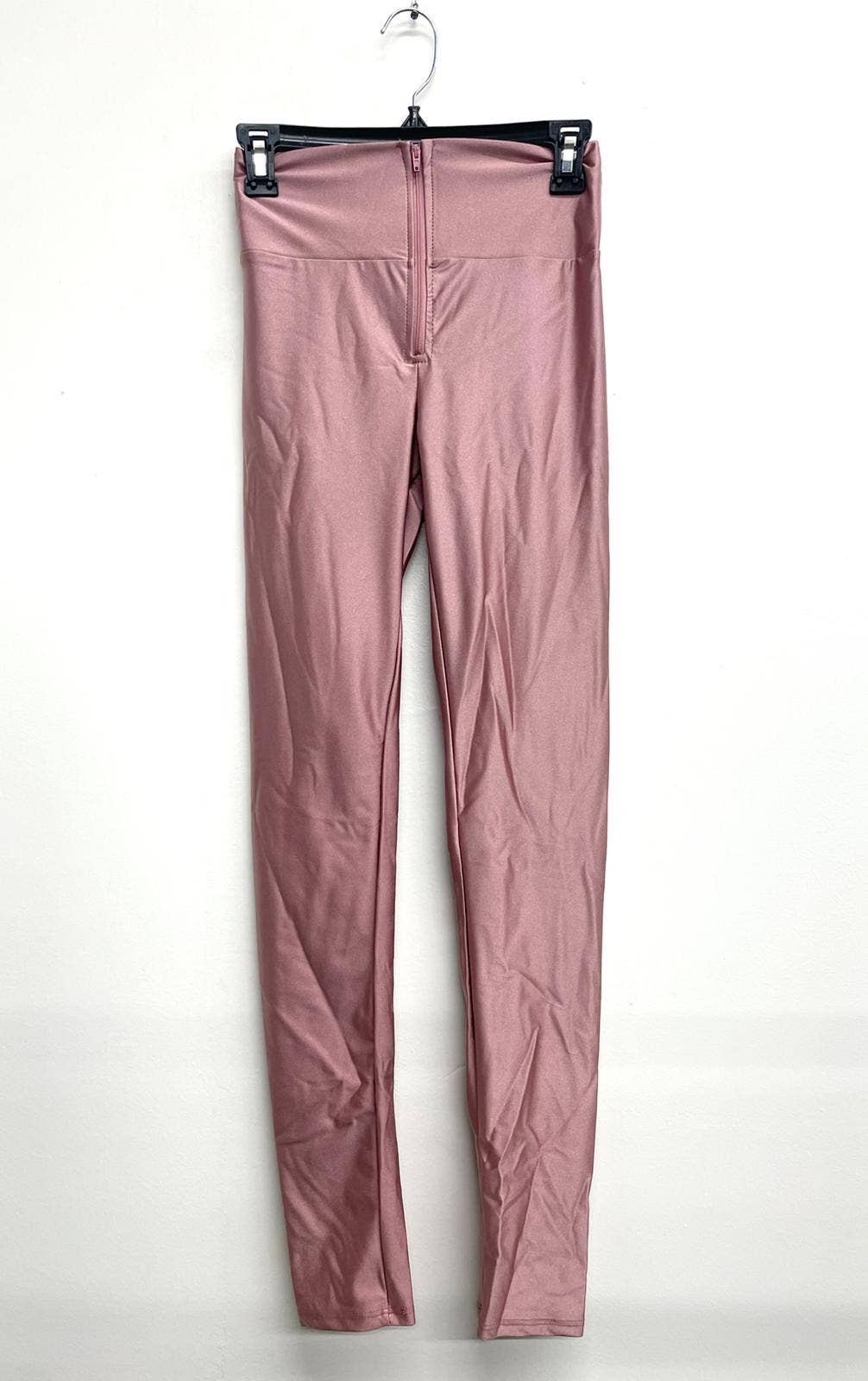 Uptown Apparel - Wholesale Fashion Leggings - Women's - B10484 High Waist Zipper Leggings Dark Colors7