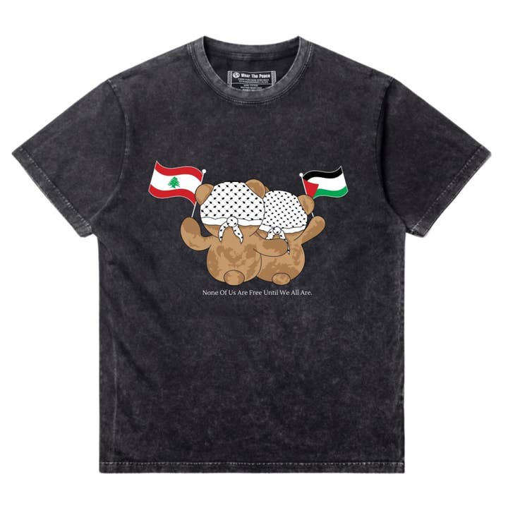 Wear The Peace - Wholesale Screen Printed T-Shirt - Unisex - Free Lebanon Tee