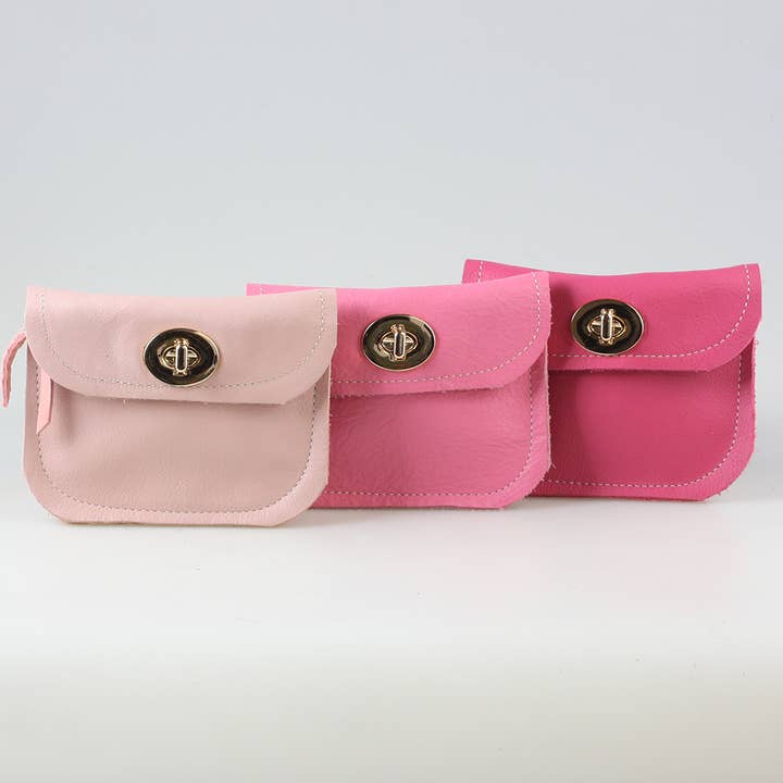 The Turnlock Wallet: Soft Leather for wholesale by Zina Kao Exclusives