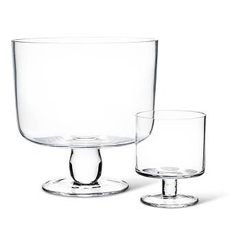 Abbott – wholesale Serving bowl – Pedestal Trifle Bowl-8"H1