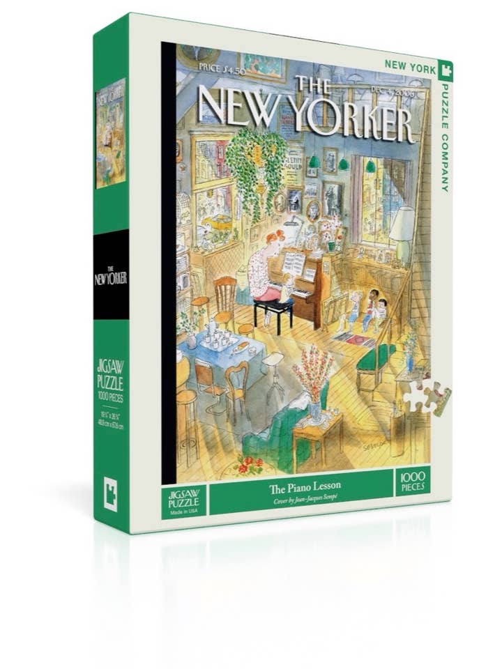 The Piano Lesson - 1000 Piece Jigsaw Puzzle for wholesale by New York Puzzle Company