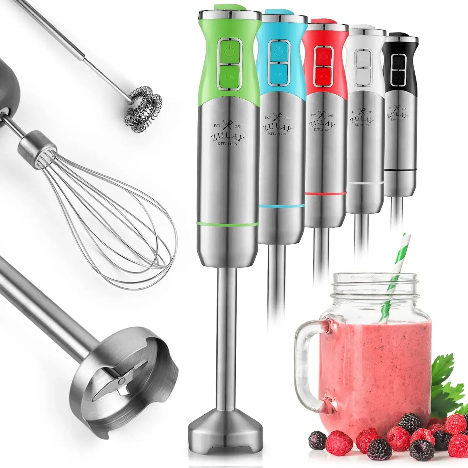 Zulay Kitchen - Wholesale Blender - Immersion Blender Handheld 500W - 8 Speed6