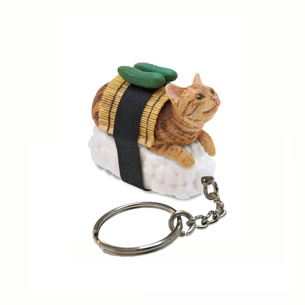 Clever Idiots Inc. - Wholesale Keychain - Unisex - Sushi Cat (Nekozushi) Keyring Blind Box Vol.11