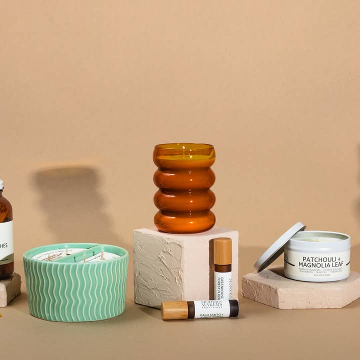 Modern Makers Provisions - Wholesale Jar/Filled Candle - Greenhouse + Forest Floor | Blood Orange + Woodland Sage