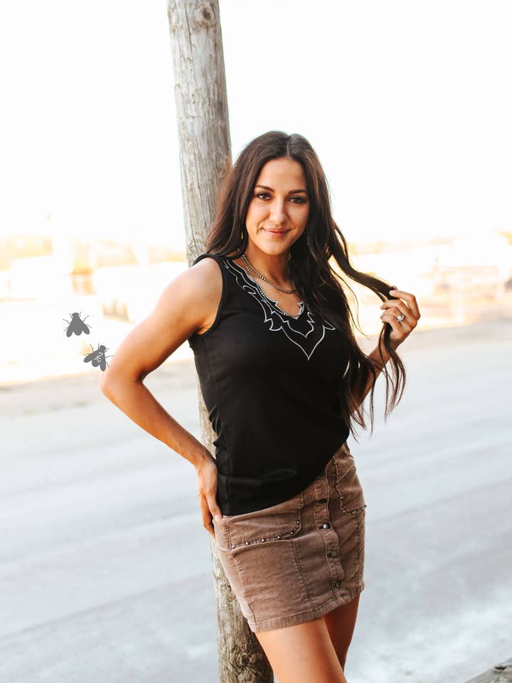 2 Fly Co - Wholesale Tank Top - Women's - LLANO TANK *MIDNIGHT1