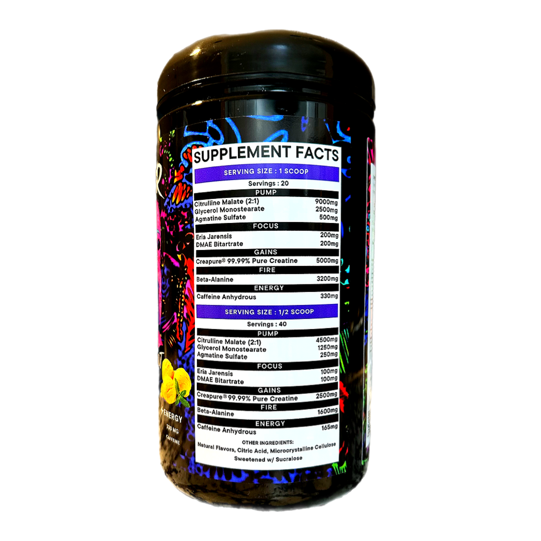 Mass Cast, LLC – wholesale Oral supplement/vitamin – MINDBENDER 6.0 Nootropic High Stim Pre-Workout w/ Creapure - 40/20 Serving1
