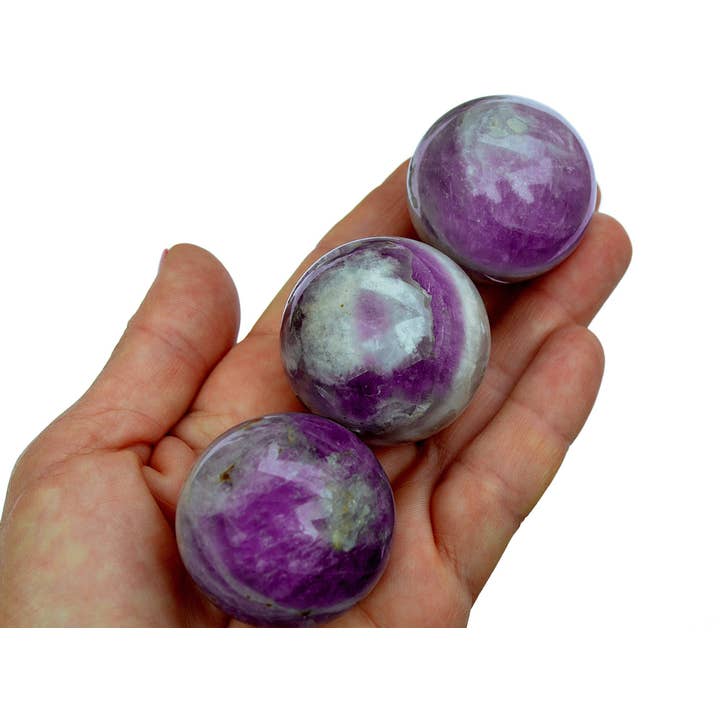 Amethyst Crystal Sphere (45mm - 60mm) for wholesale by Kaia & Crystals