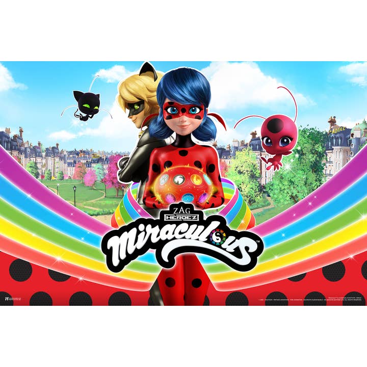 Miraculous Ladybug Cat Noir Regenboog Cartoon TV Serie Show Filmposter voor wholesale door Gotham Gifts