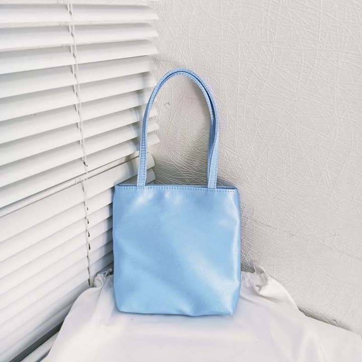 SueSilkHK – wholesale Shoulder bag – women's – Elegant Vintage Style Satin Colorblocking Women's Bag - With Featured Synthetic Fabric5