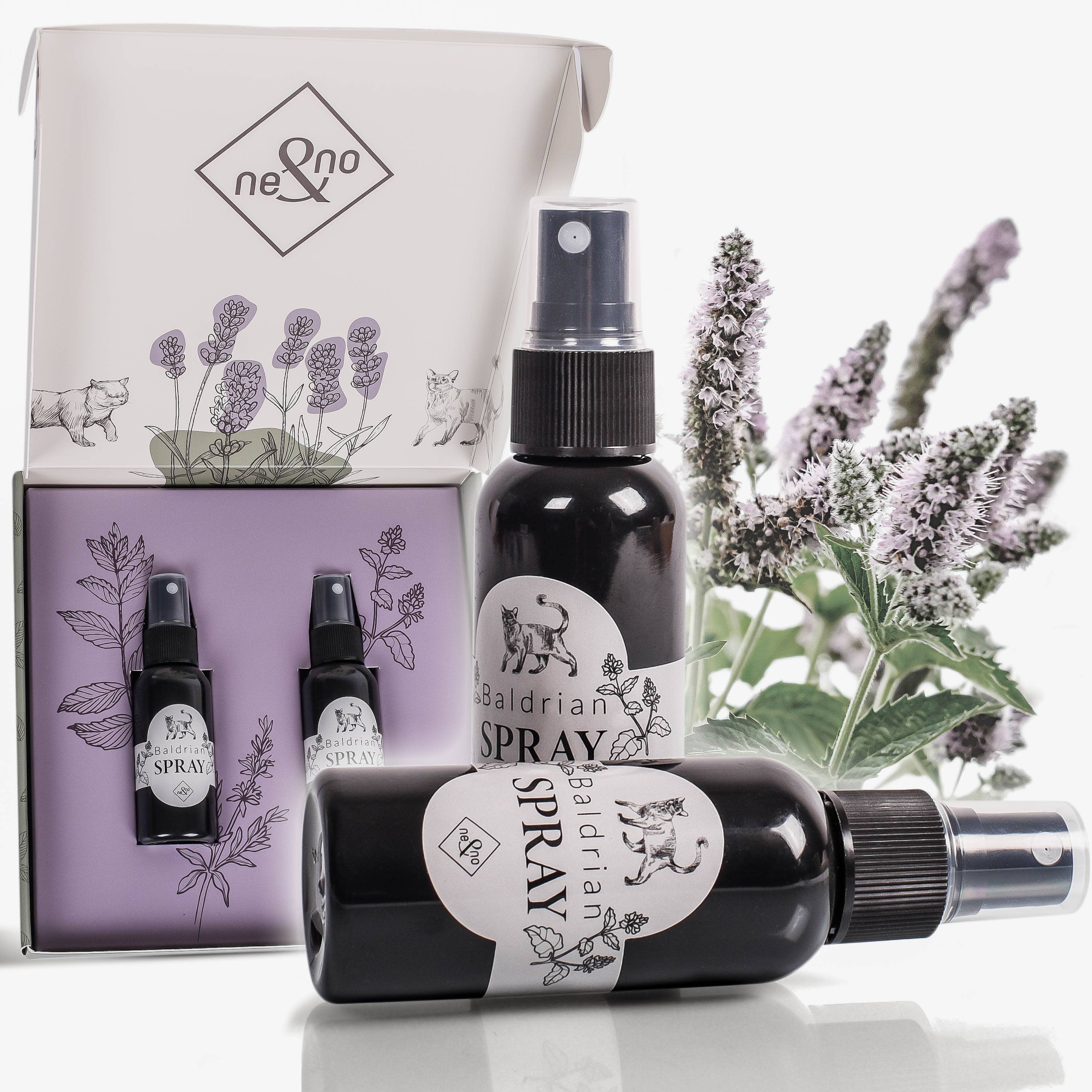 ne&no - Wholesale Catnip - ne&no® Valerian Spray for Cats - Set of 2 - in Gift Box0
