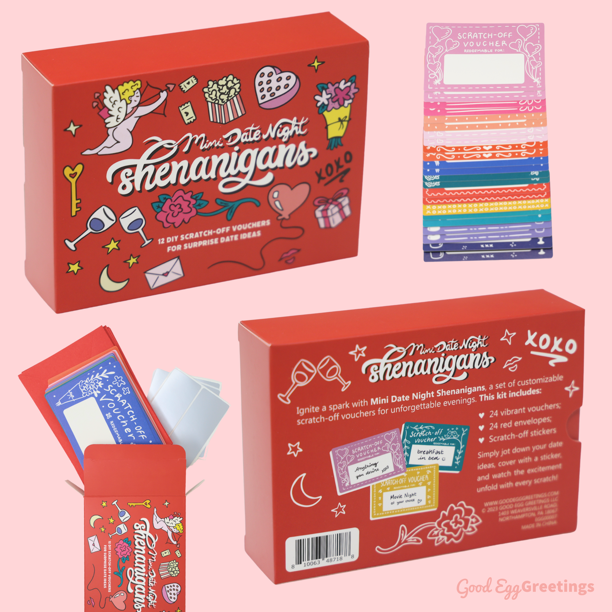 Sleazy Greetings - Wholesale Gag Gift/Novelty Gift - Mini Date Night Shenanigans - Scratch-Off DIY Love Vouchers8