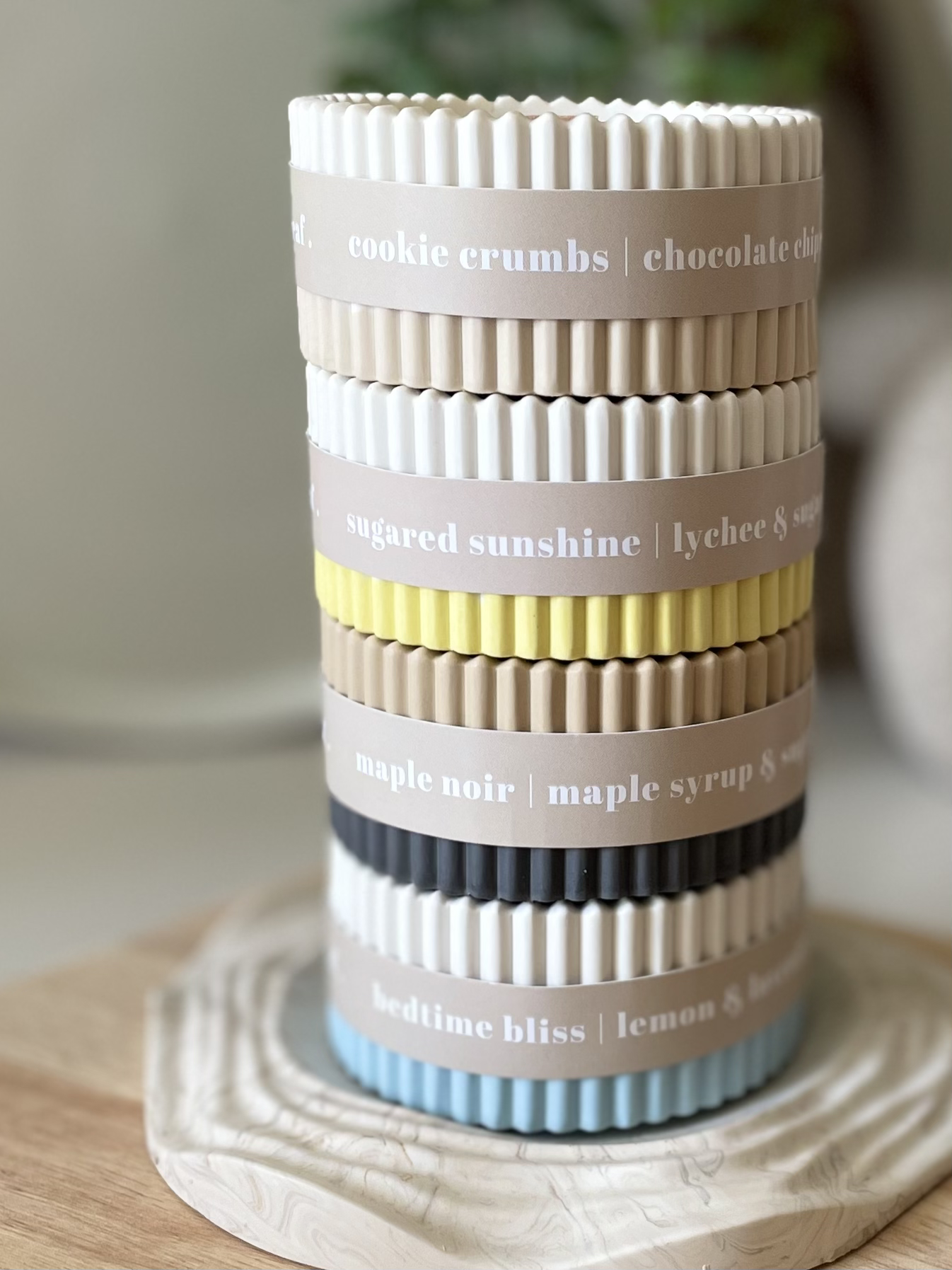 The Wax Leaf Candle Co - Wholesale Jar/Filled Candle - Lychee Stoneware Soy Wax Candle / Summer Inspired9