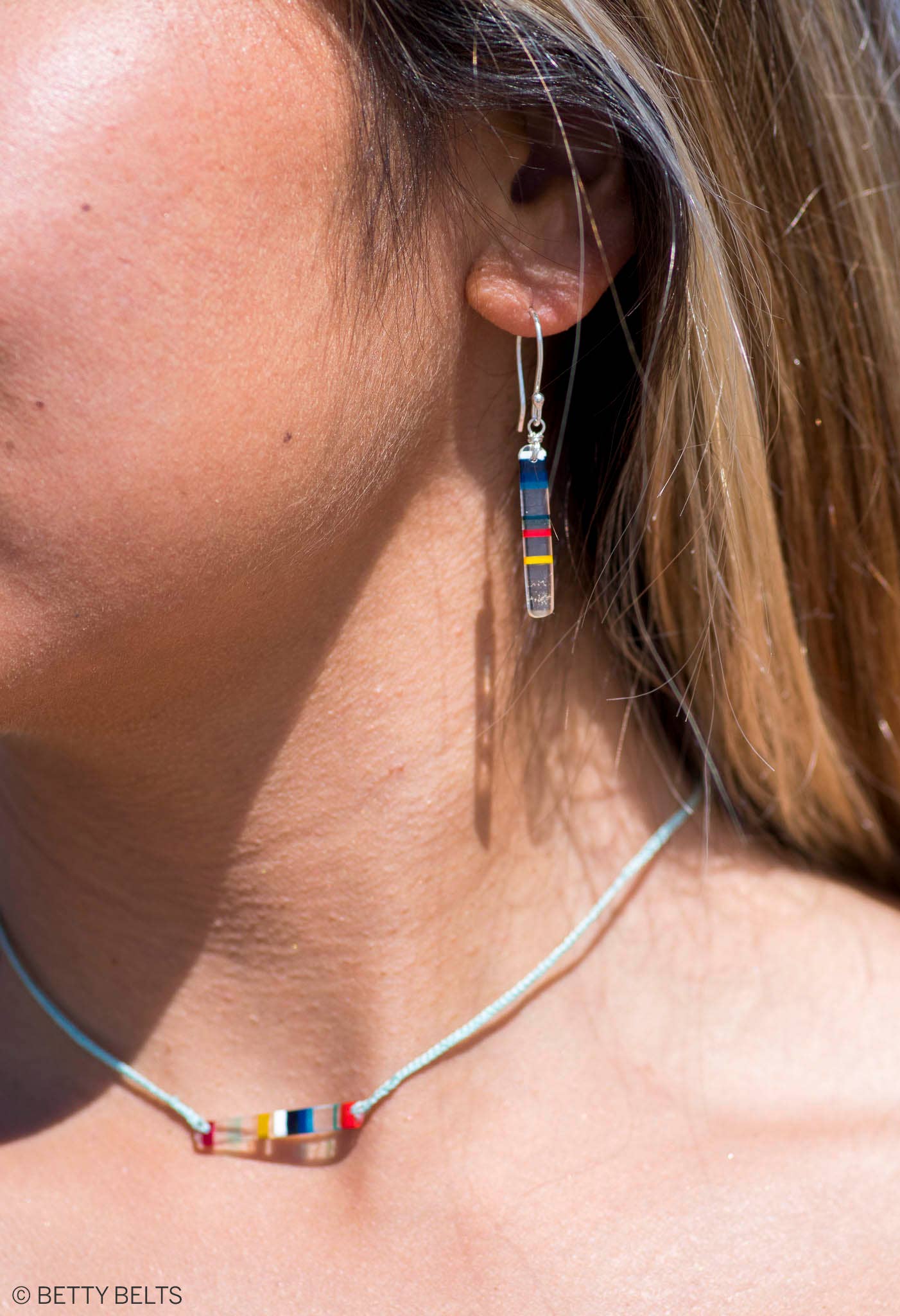 Betty Belts | Ocean Lovers® - Wholesale Choker/Collar - Amanda Upcycled Surf Resin Choker2