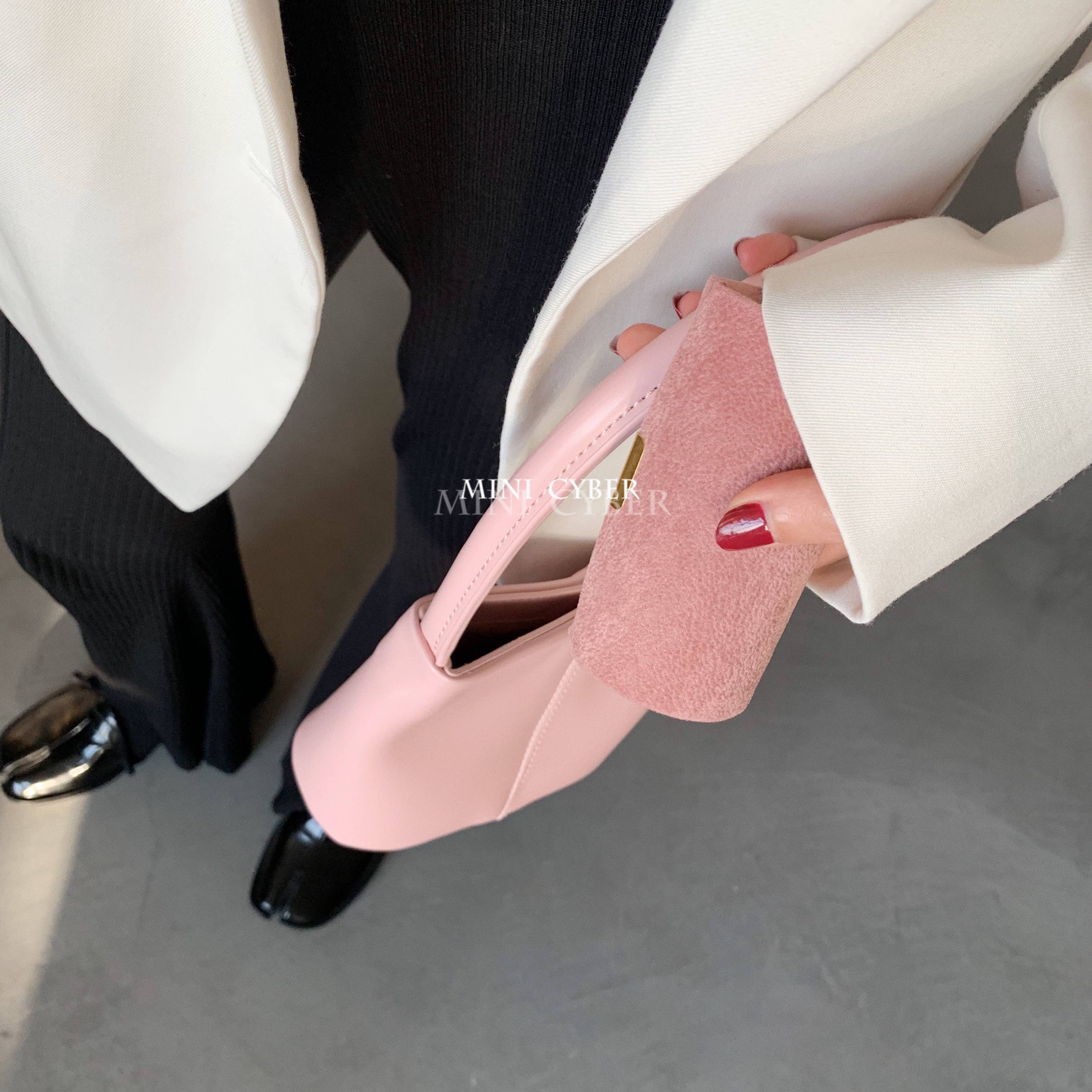 MINICYBER STUDIO - Wholesale Jewelry Box/Organizer - Pink Velvet Travel Case8