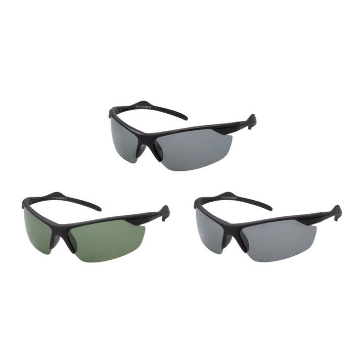 Shark Eyes, Inc - Wholesale Sunglasses - Men's - Polarized Mens Sunglasses Sport Wrap Style New Active Glass5