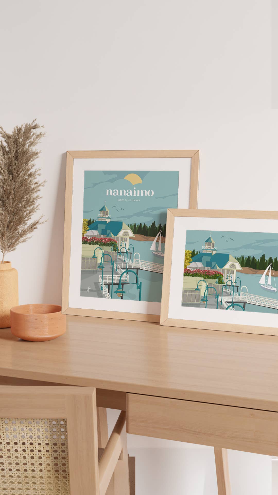 la designs - Wholesale Art Print - Nanaimo Harbour Art Print — Vancouver Island Waterfront3