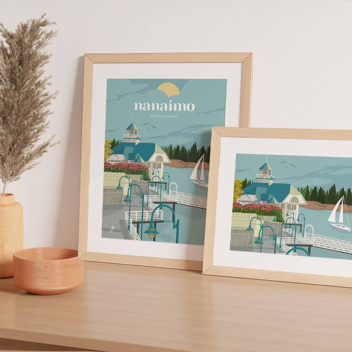 la designs - Wholesale Art Print - Nanaimo Harbour Art Print — Vancouver Island Waterfront3