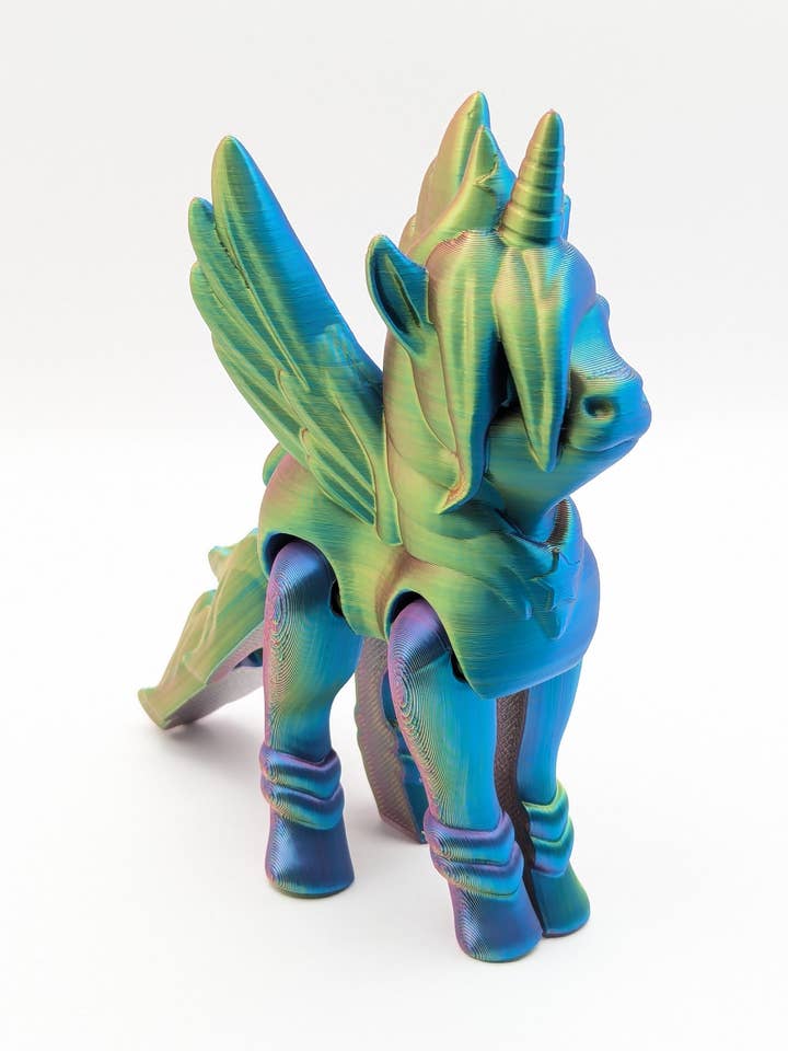 3D Printed Emo Alicorn for wholesale by The Midnight Oil