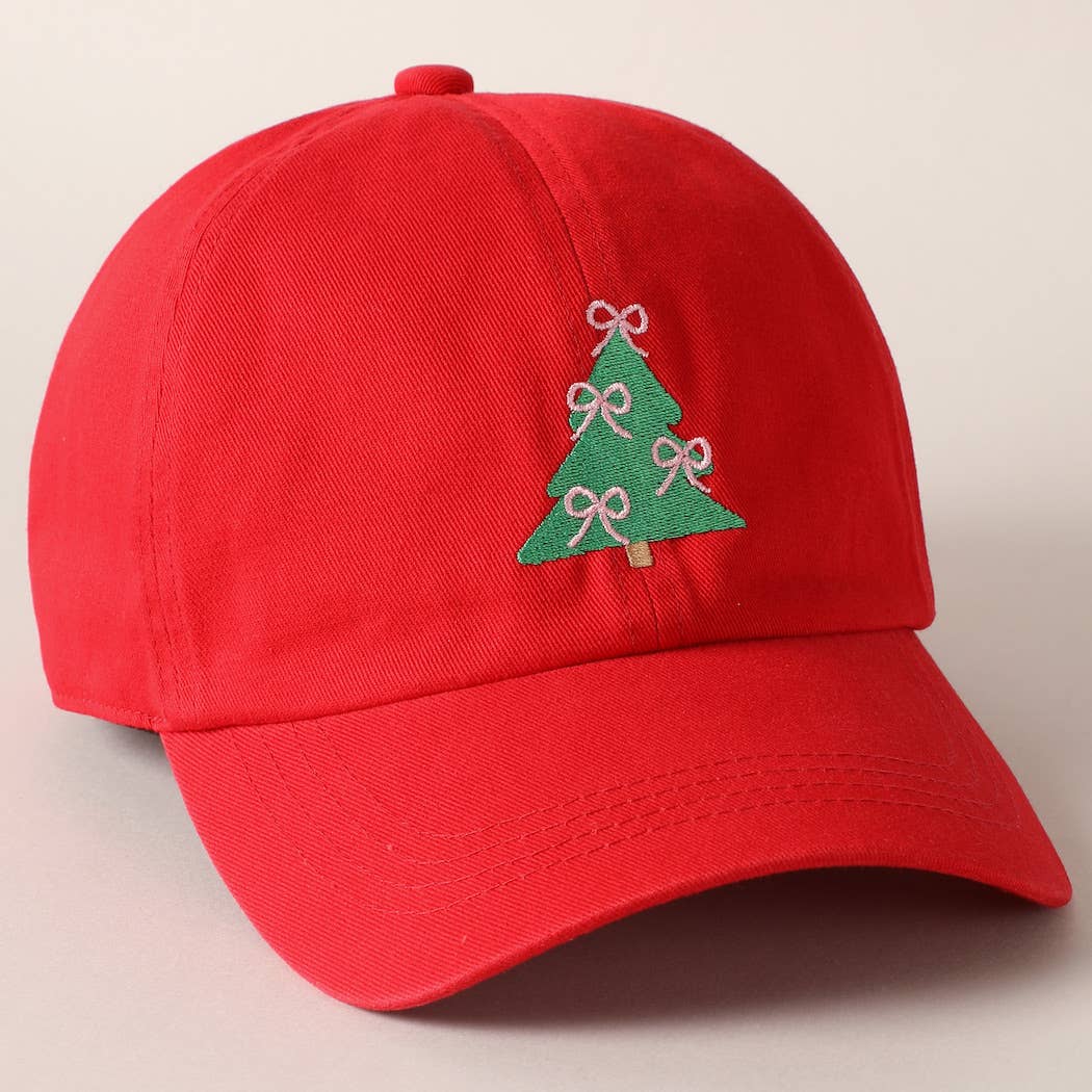 Fashion City - Wholesale Baseball Cap - Women's - Christmas Tree Embroidery Baseball Cap7