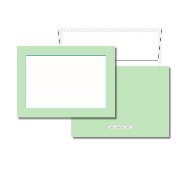 Cute Colorful Simple Stationery – Set of 8, USA Made for wholesale by Duncan Sister Designs