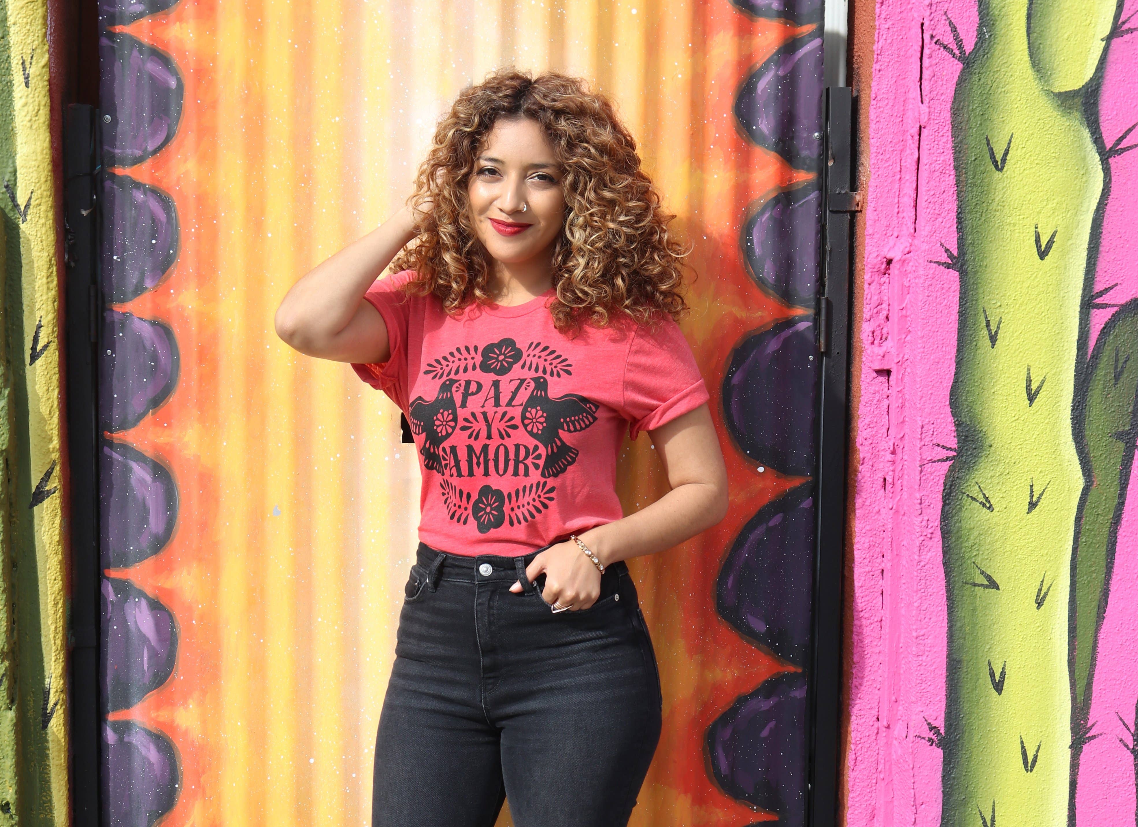 Mi Vida - Wholesale Screen Printed T-Shirt - Women's - Unisex Paz y Amor Tee