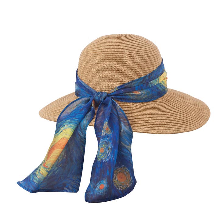 Chapeau de soleil Art Scarf pour la vente par Toucan Hat Company/ Carole Amper