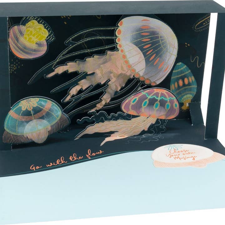 Caixa de sombra Delighted com água-viva por atacado de Popshots Studios