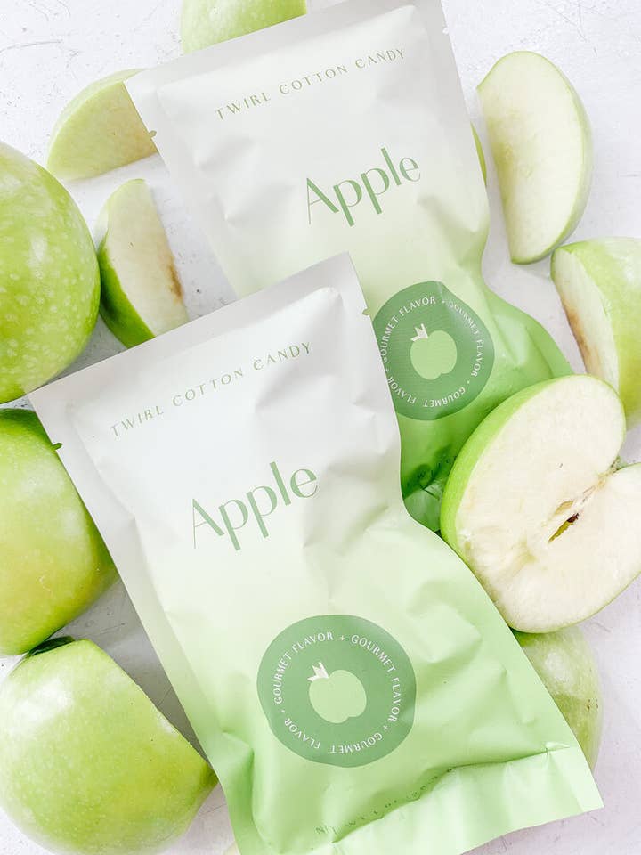 Apple Cotton Candy for wholesale by Twirl Cotton Candy