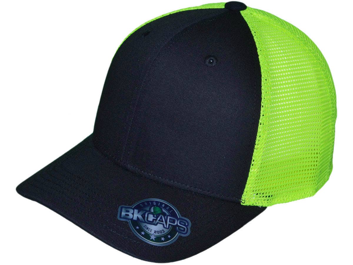 Buck Wholesale - Vendita all'ingrosso Cappellino  da camionista - Unisex - Cappellini Trucker Vuoti - 6 Pannelli Strutturati con Visiera Leggermente Curva43