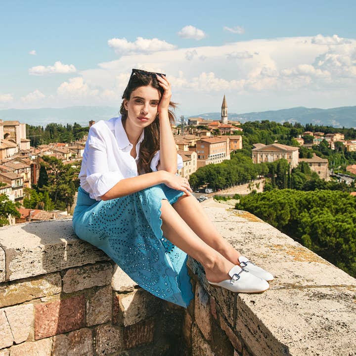 Lisa Flexlite Mules Bianco for wholesale on Faire1