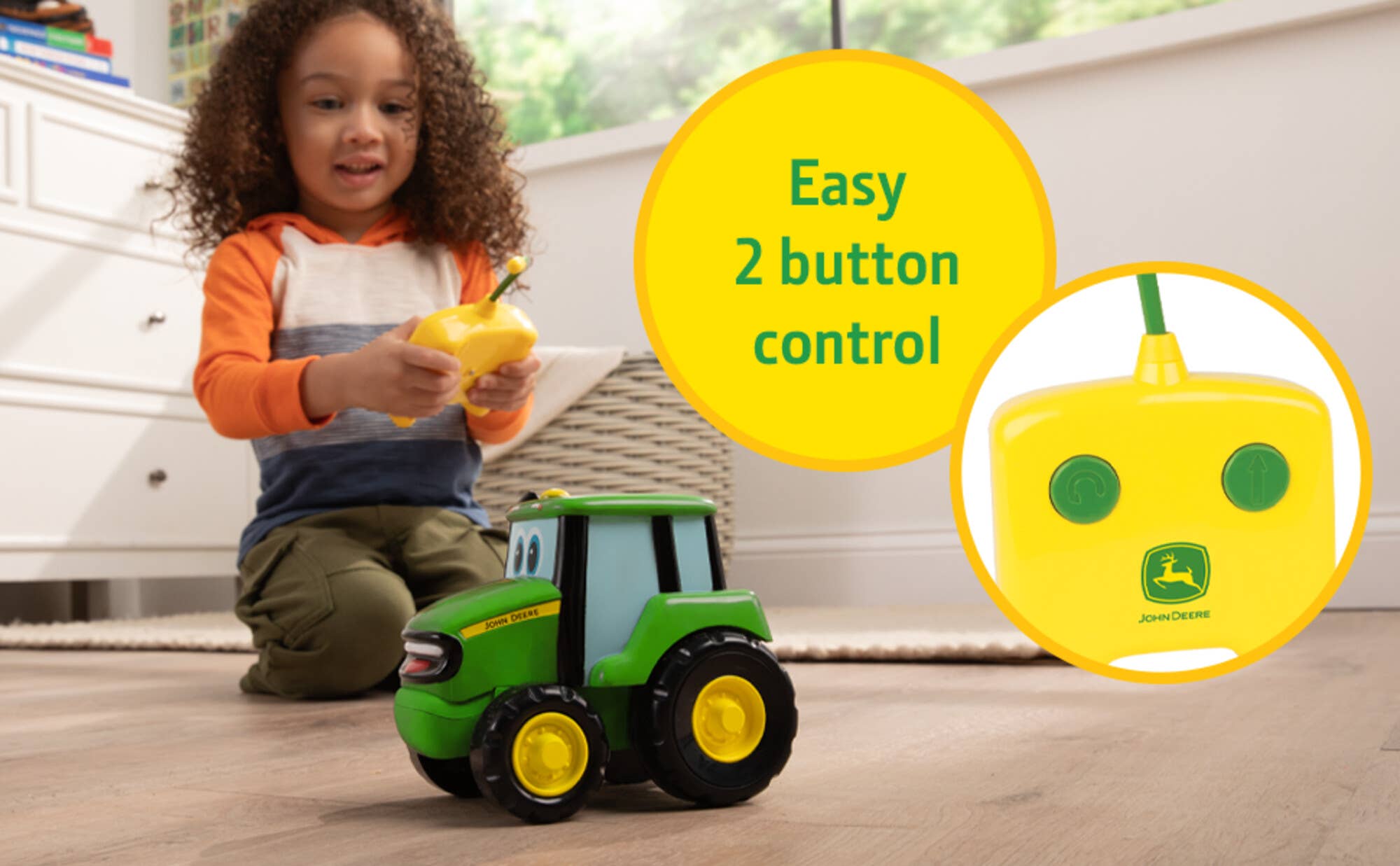 TOMY - Wholesale Toy Car/Truck - Kids - TOMY John Deere Radio Controlled Johnny Tractor Toy6