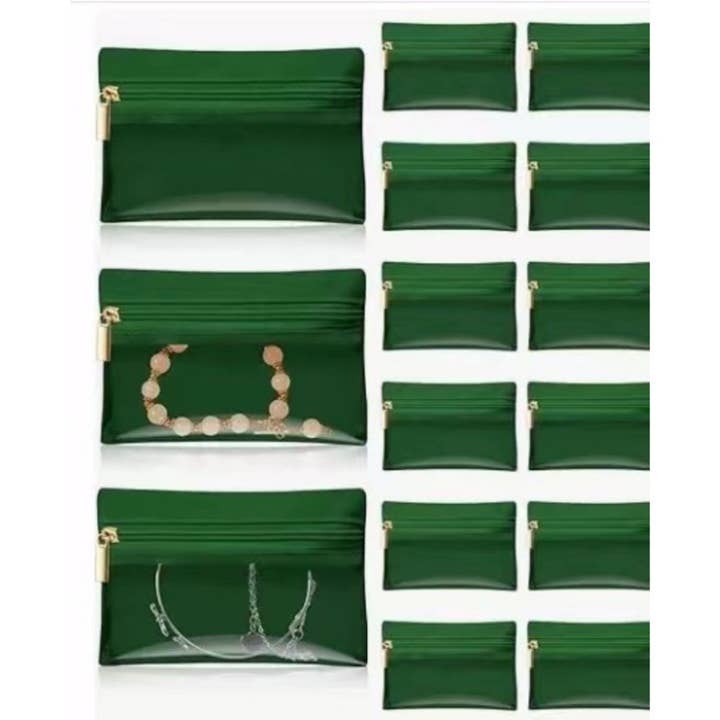 wandf - Wholesale Jewelry Box/Organizer - 6Pcs Portable Jewelry Storage Pouch, Transparent Zipper Bags7