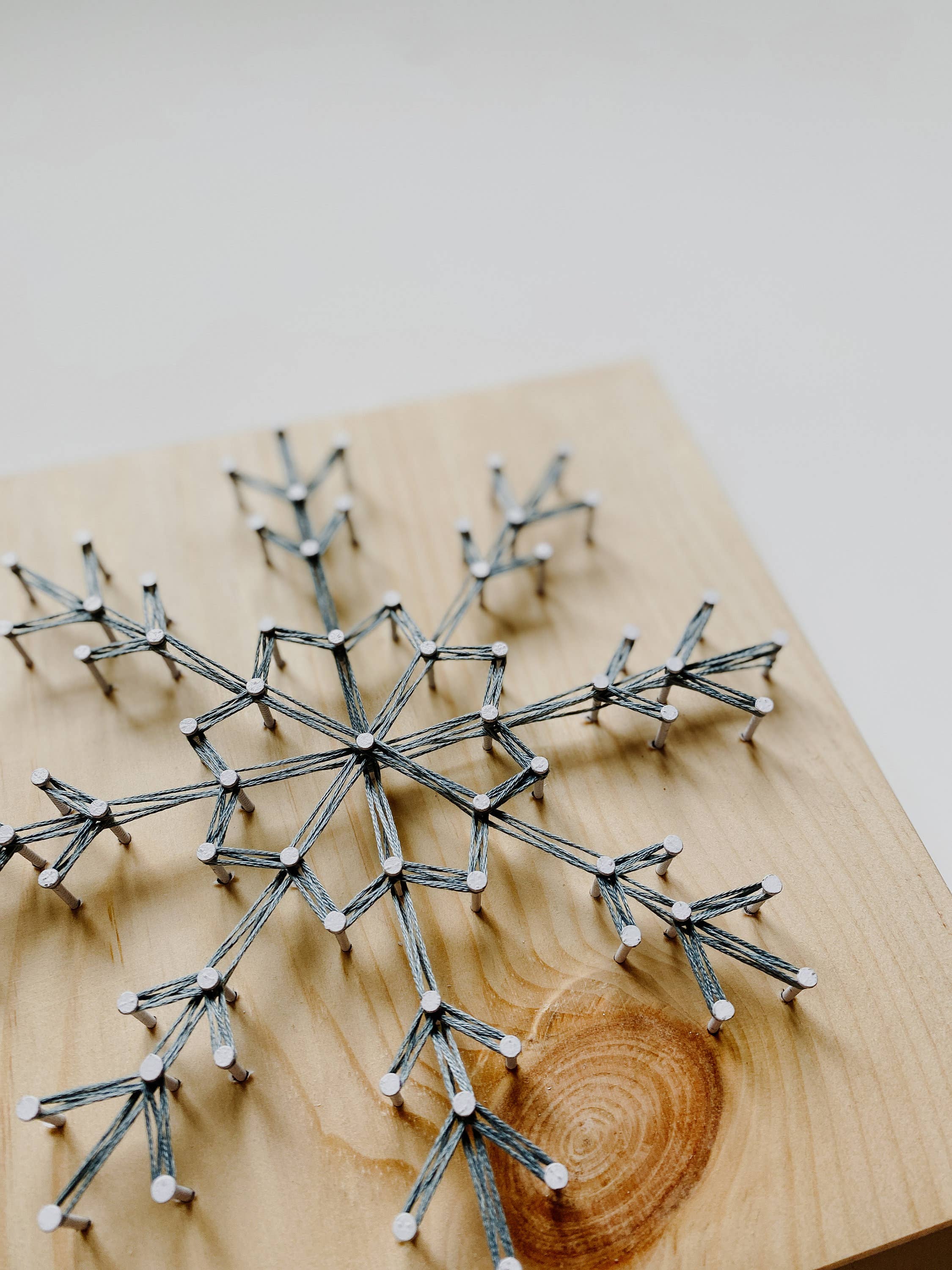 Knot Really Art - Vendita all'ingrosso Kit per lavoretti fai da te - Kit artistico con corde fai-da-te Snowflake3
