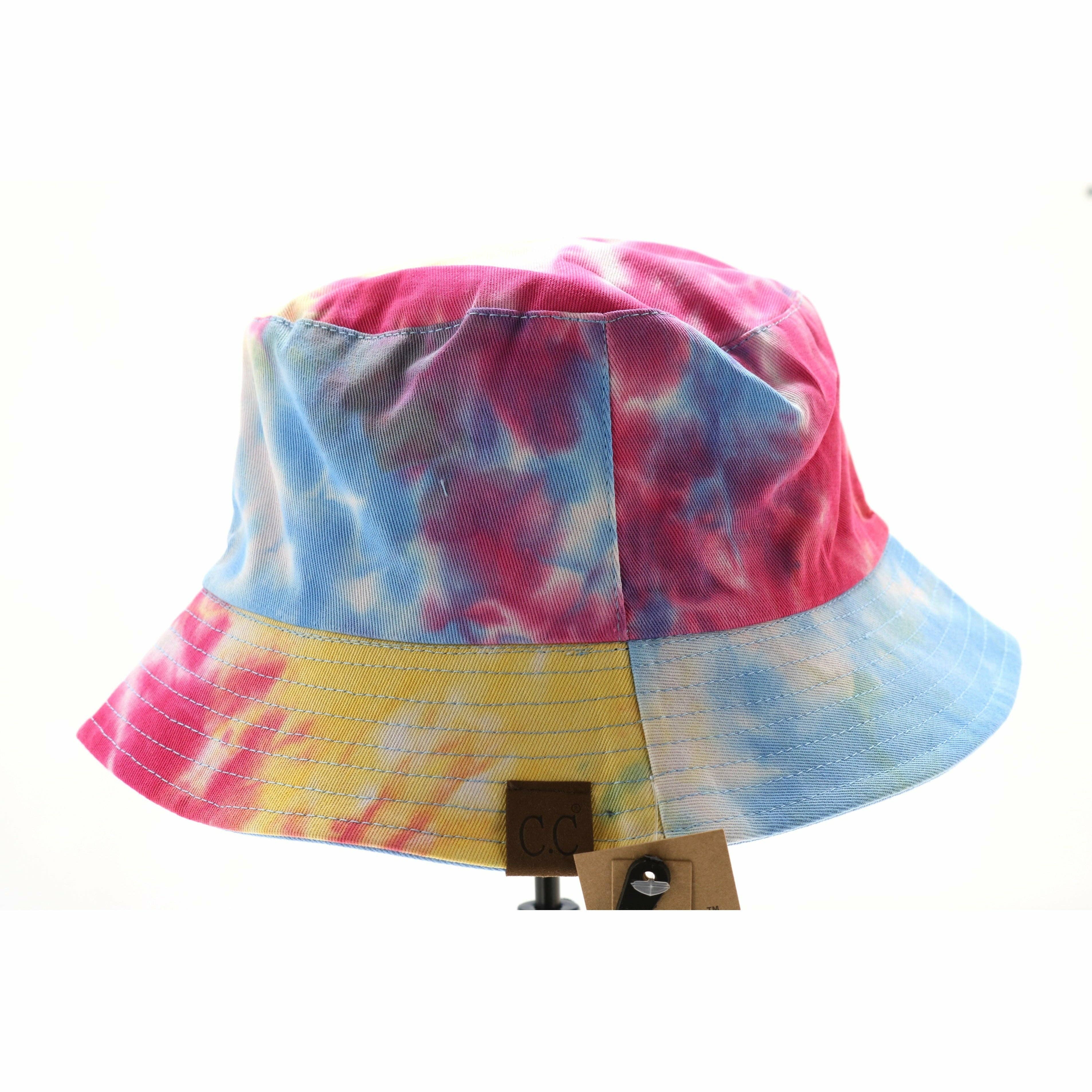 C.C Beanie - Vente Bob – femme - Casquette CC réversible Tie Dye ST21763