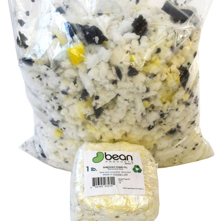 Bean Products - Wholesale Pet Bed - Cat/Dog - Shredded Foam Fill for Bean bags, pillows, pet beds, cushions - CertiPUR11