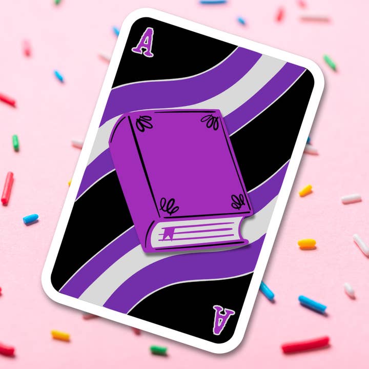 Ace Reader Vinyl Sticker for wholesale by Sprinkles Studios